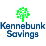 Kennebunk Savings Logo, green tree with blue lettering